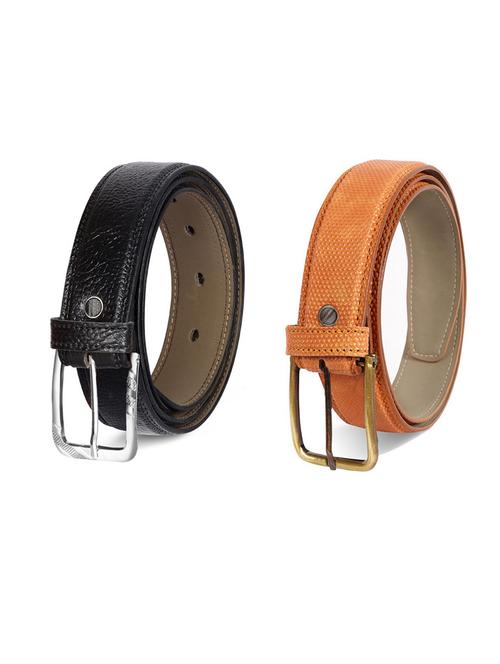 pack of 2 leatherette belts - 19230881 - Very Small Image - 1