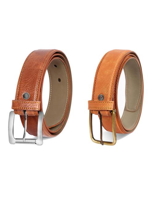 pack of 2 leatherette belts - 19230890 - Very Small Image - 1