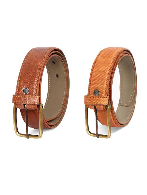pack of 2 leatherette belts - 19230891 - Very Small Image - 1