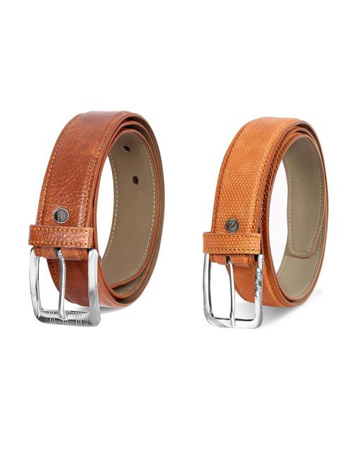 pack of 2 leatherette belts - 19231004 - Very Small Image - 1