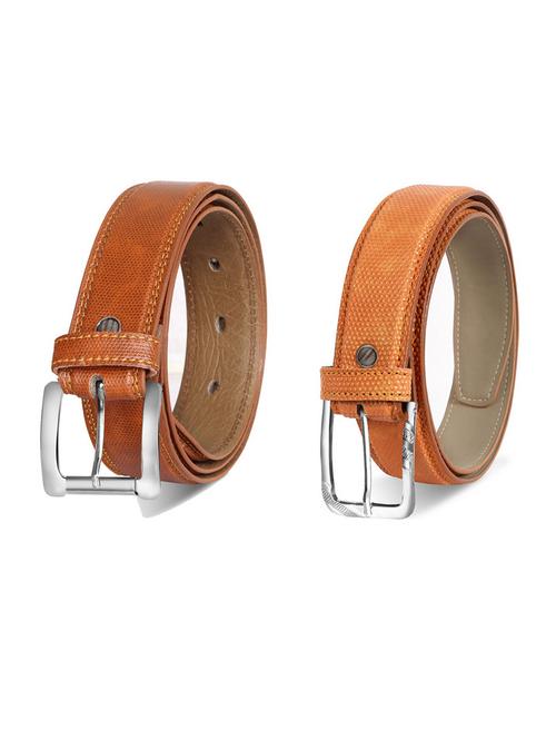 pack of 2 leatherette belts - 19231036 - Very Small Image - 1