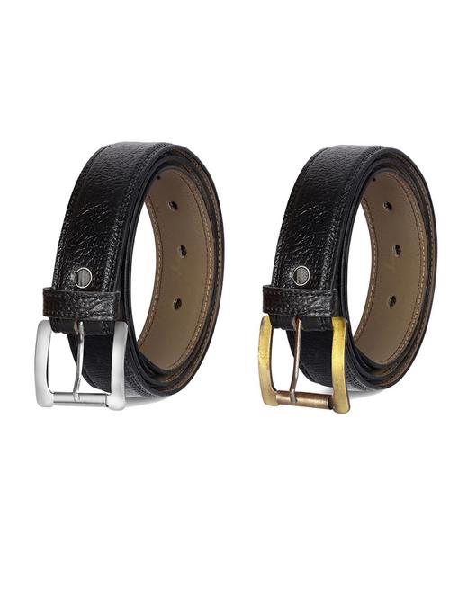 pack of 2 leatherette belts - 19231095 - Very Small Image - 1