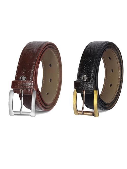 pack of 2 leatherette belts - 19231101 - Very Small Image - 1
