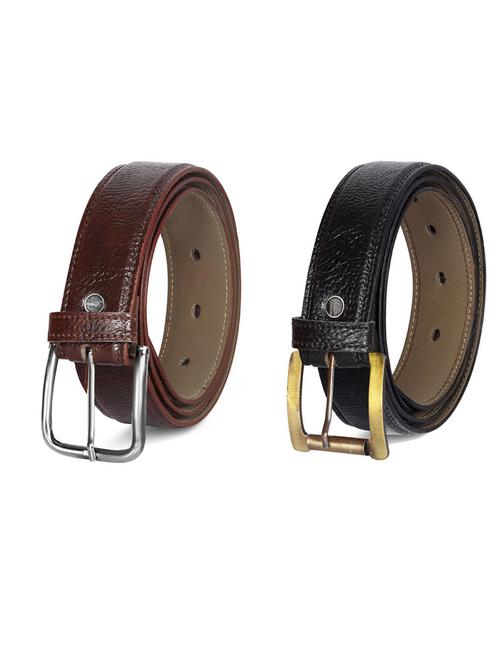 pack of 2 leatherette belts - 19231103 - Very Small Image - 1