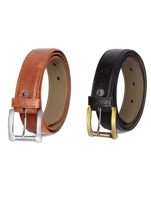 pack of 2 leatherette belts - 19231107 - Very Small Image - 1