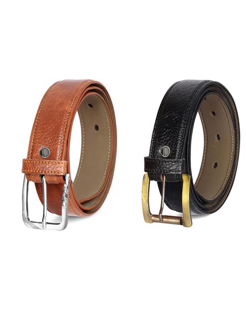 pack of 2 leatherette belts - 19231110 - Very Small Image - 1