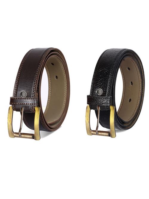 pack of 2 leatherette belts - 19231118 - Very Small Image - 1