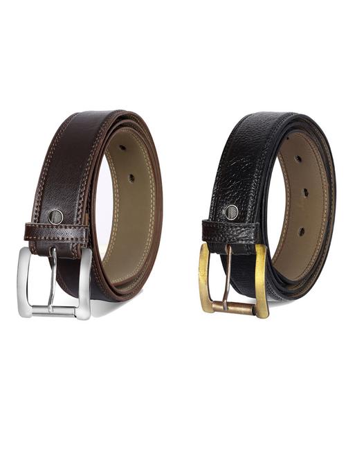 pack of 2 leatherette belts - 19231119 - Very Small Image - 1