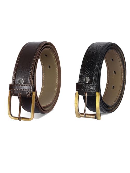 pack of 2 leatherette belts - 19231120 - Very Small Image - 1