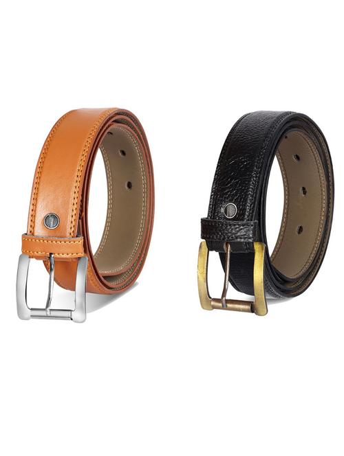 pack of 2 leatherette belts - 19231125 - Very Small Image - 1