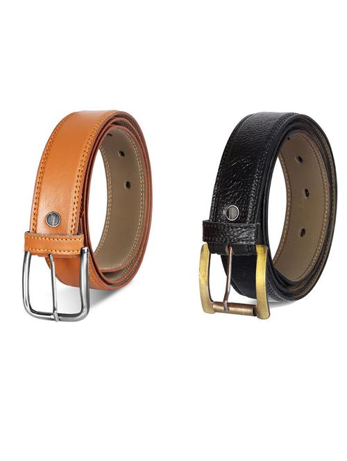 pack of 2 leatherette belts - 19231127 - Very Small Image - 1