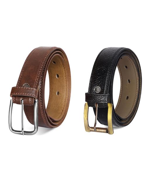 pack of 2 leatherette belts - 19231139 - Very Small Image - 1