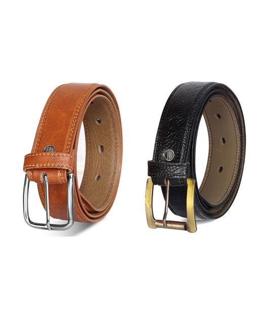 pack of 2 leatherette belts - 19231145 - Very Small Image - 1