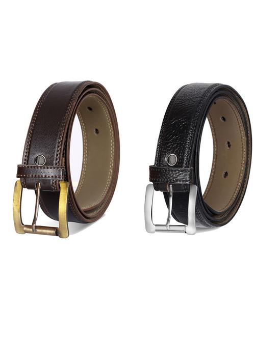 pack of 2 leatherette belts - 19231170 - Very Small Image - 1