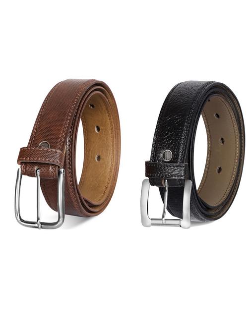 pack of 2 leatherette belts - 19231191 - Very Small Image - 1