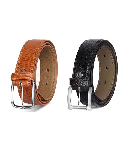 pack of 2 leatherette belts - 19231197 - Very Small Image - 1