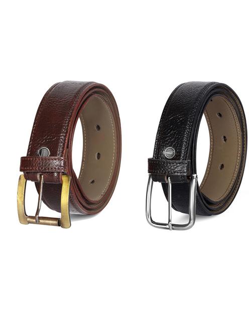 pack of 2 leatherette belts - 19231253 - Very Small Image - 1