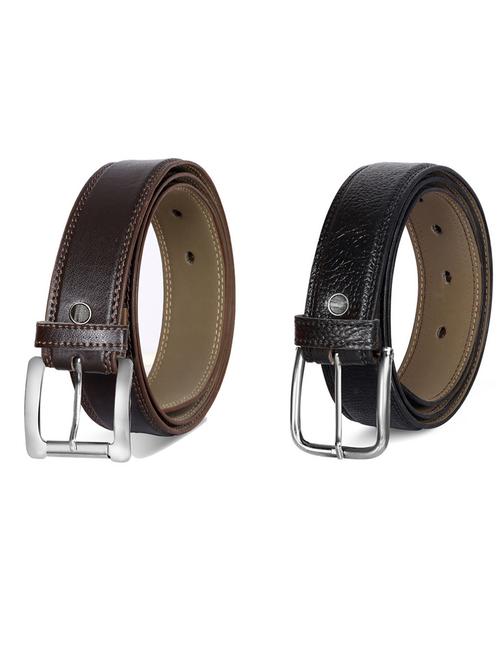 pack of 2 leatherette belts - 19231272 - Very Small Image - 1