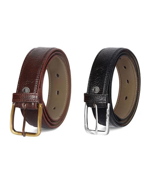 pack of 2 leatherette belts - 19231304 - Very Small Image - 1