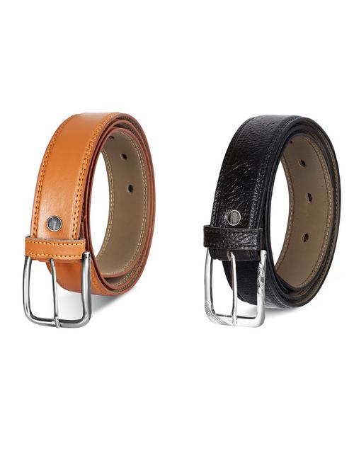 pack of 2 leatherette belts - 19231329 - Very Small Image - 1