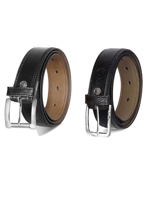 pack of 2 leatherette belts - 19231333 - Very Small Image - 1