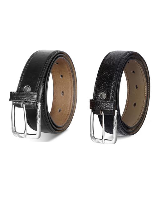 pack of 2 leatherette belts - 19231336 - Very Small Image - 1