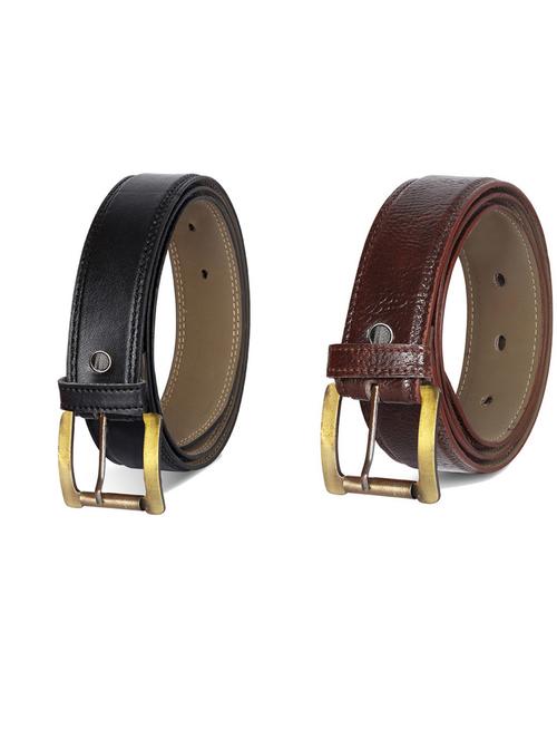 pack of 2 leatherette belts - 19231409 - Very Small Image - 1