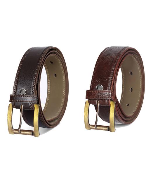 pack of 2 leatherette belts - 19231415 - Very Small Image - 1