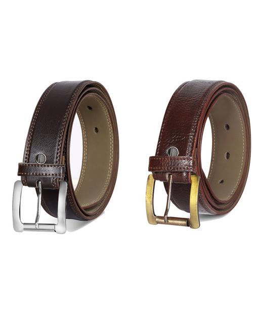 pack of 2 leatherette belts - 19231416 - Very Small Image - 1