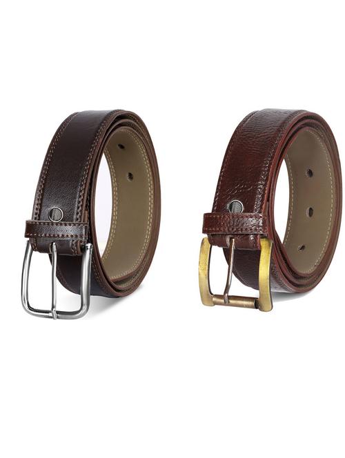 pack of 2 leatherette belts - 19231418 - Very Small Image - 1