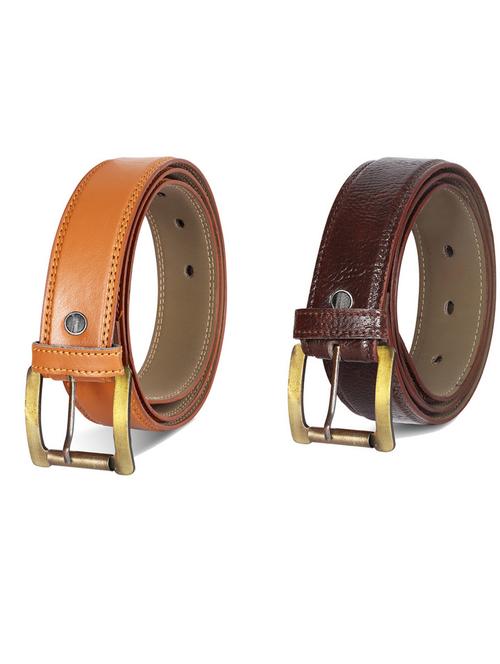 pack of 2 leatherette belts - 19231421 - Very Small Image - 1