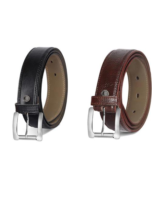 pack of 2 leatherette belts - 19231456 - Very Small Image - 1