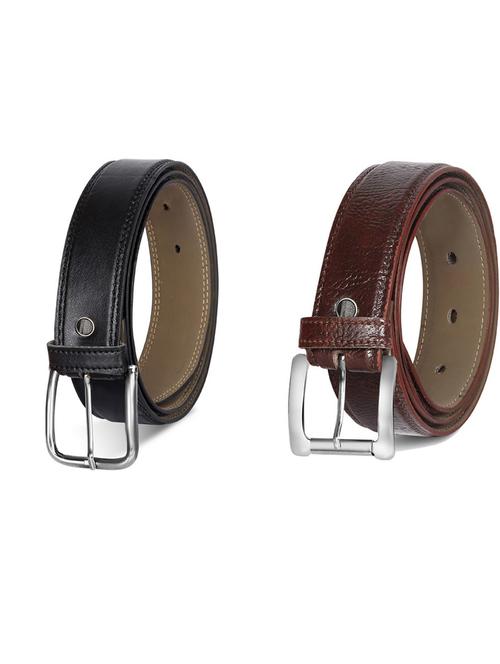 pack of 2 leatherette belts - 19231458 - Very Small Image - 1