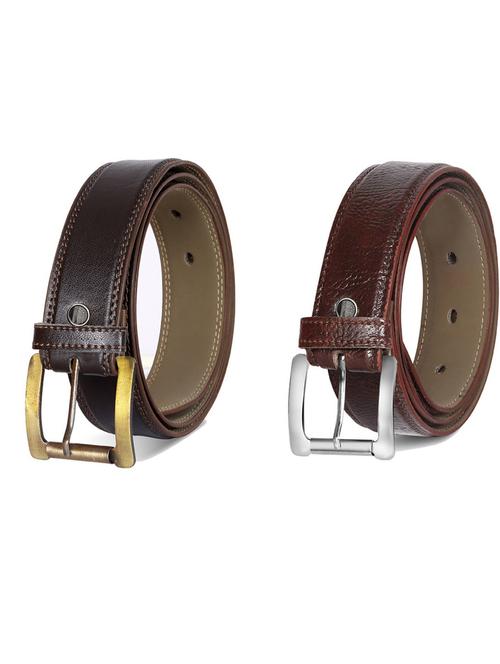 pack of 2 leatherette belts - 19231461 - Very Small Image - 1