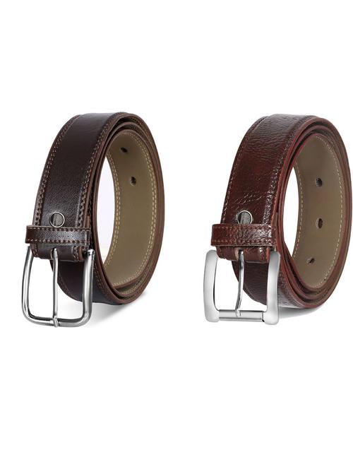 pack of 2 leatherette belt - 19231464 - Very Small Image - 1