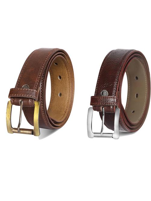 pack of 2 leatherette belt - 19231479 - Very Small Image - 1
