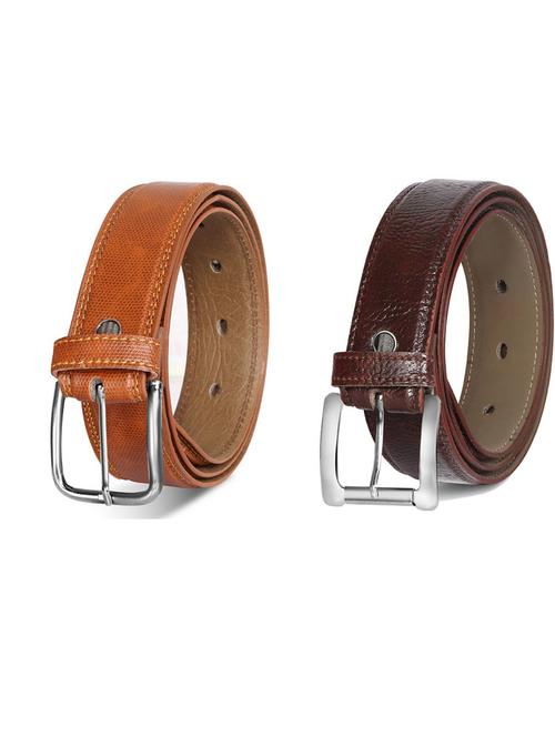 pack of 2 leatherette belt - 19231488 - Very Small Image - 1