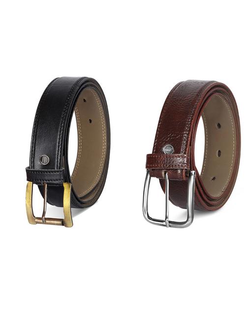 pack of 2 leatherette belt - 19231544 - Very Small Image - 1