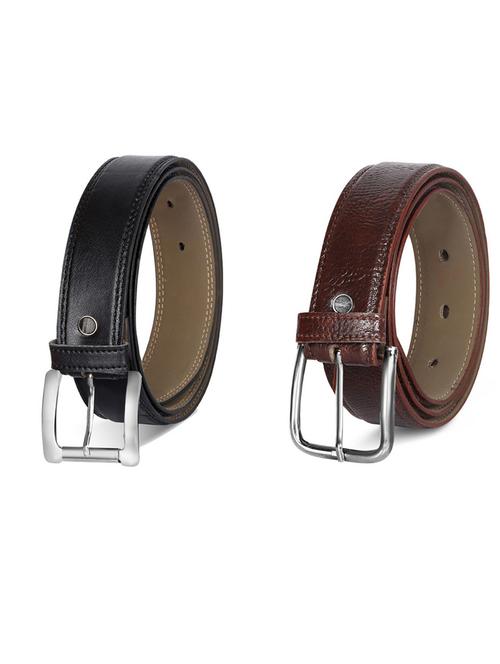 pack of 2 leatherette belt - 19231545 - Very Small Image - 1
