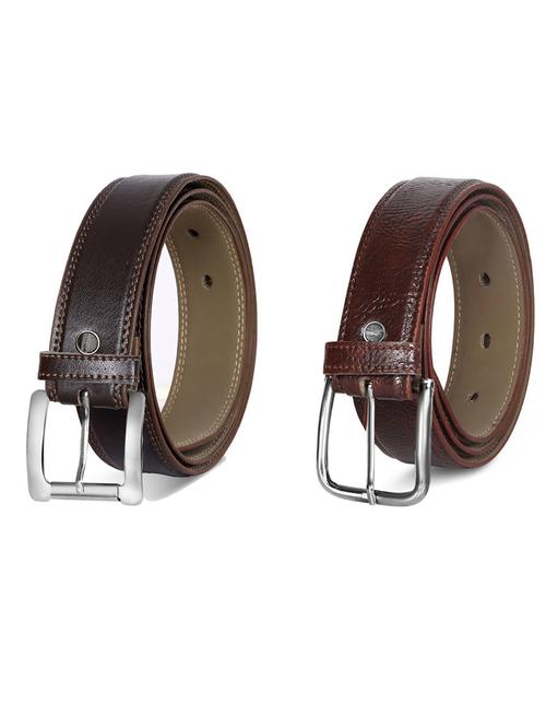 pack of 2 leatherette belt - 19231551 - Very Small Image - 1
