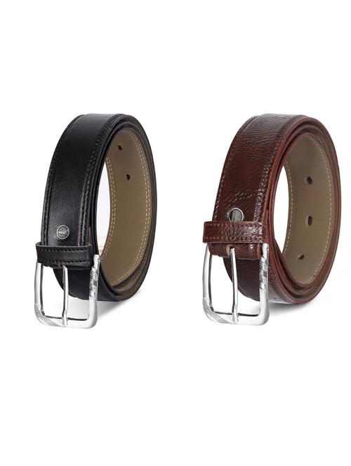 pack of 2 leatherette belt - 19231591 - Very Small Image - 1
