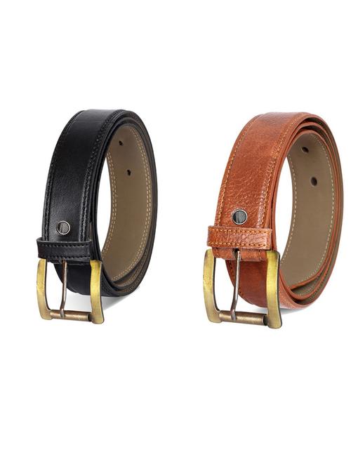 pack of 2 leatherette belt - 19231670 - Very Small Image - 1