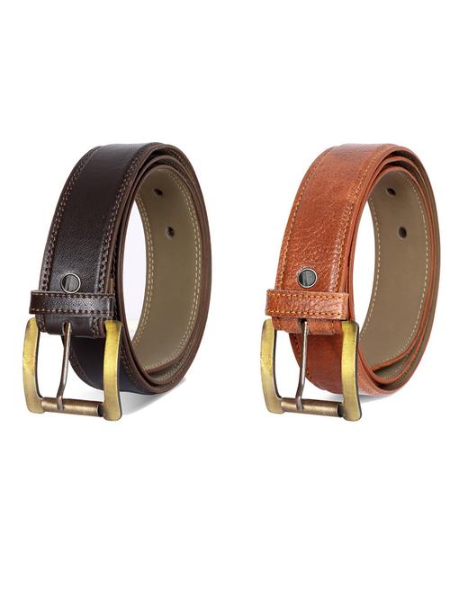 pack of 2 leatherette belt - 19231676 - Very Small Image - 1