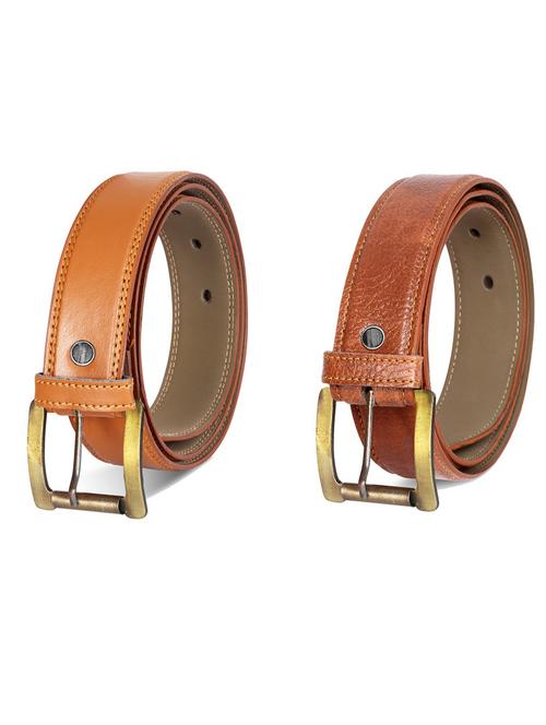 pack of 2 leatherette belt - 19231682 - Very Small Image - 1