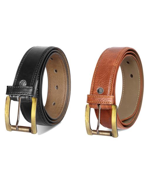 pack of 2 leatherette belt - 19231688 - Very Small Image - 1