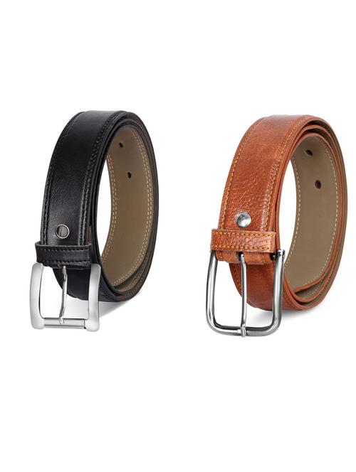 pack of 2 leatherette belt - 19231788 - Very Small Image - 1