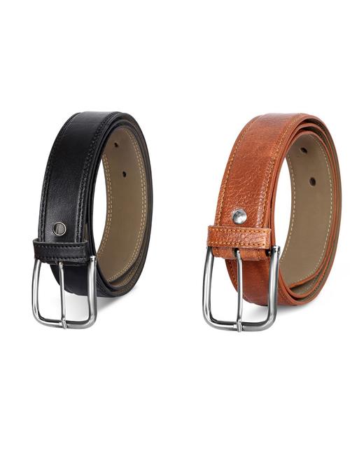 pack of 2 leatherette belt - 19231790 - Very Small Image - 1