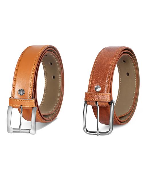 pack of 2 leatherette belt - 19231800 - Very Small Image - 1