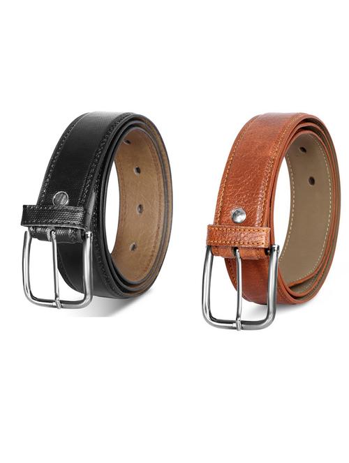 pack of 2 leatherette belt - 19231808 - Very Small Image - 1