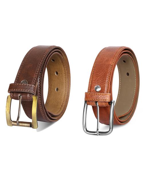 pack of 2 leatherette belt - 19231811 - Very Small Image - 1